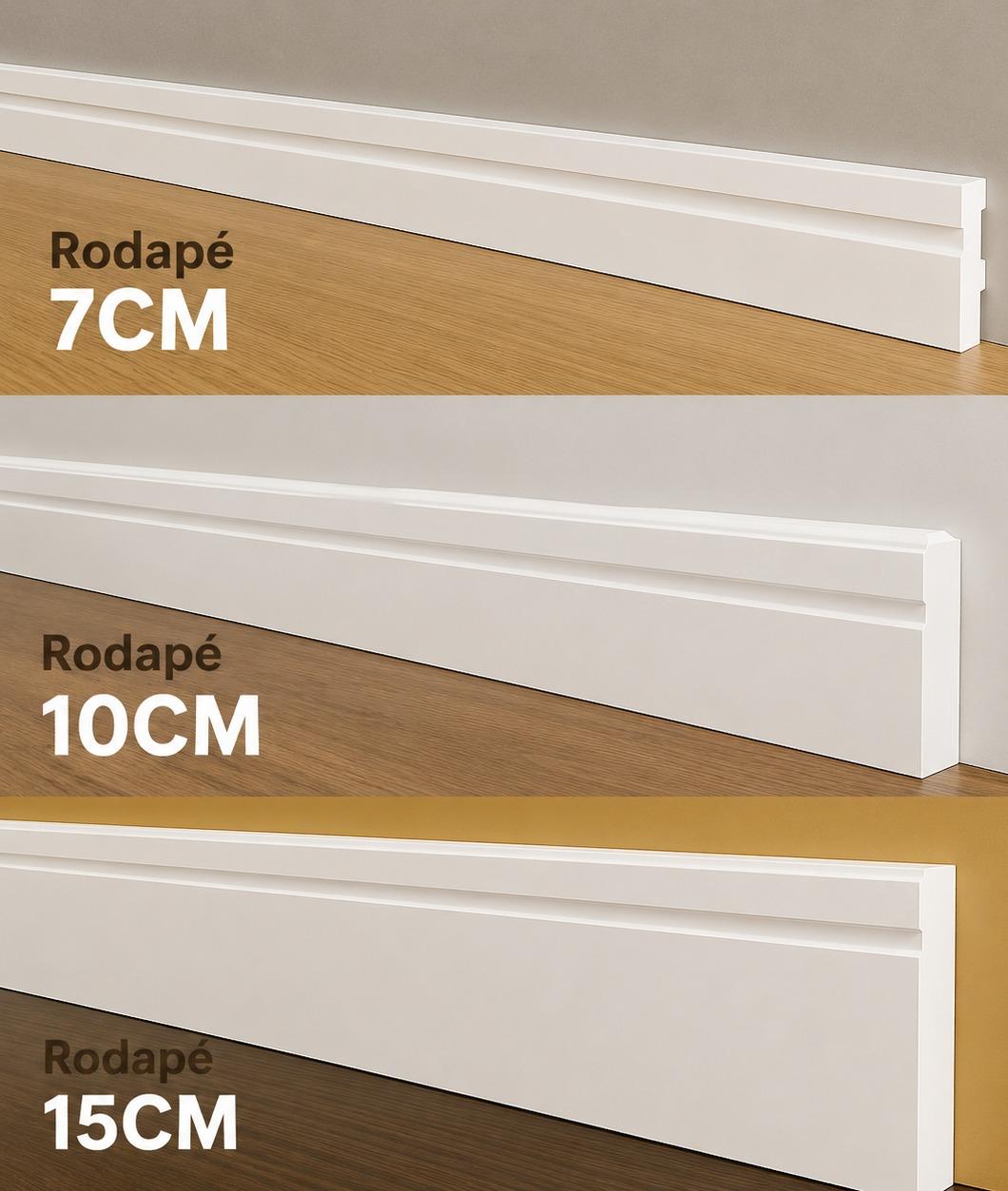 Rodapé várias cores